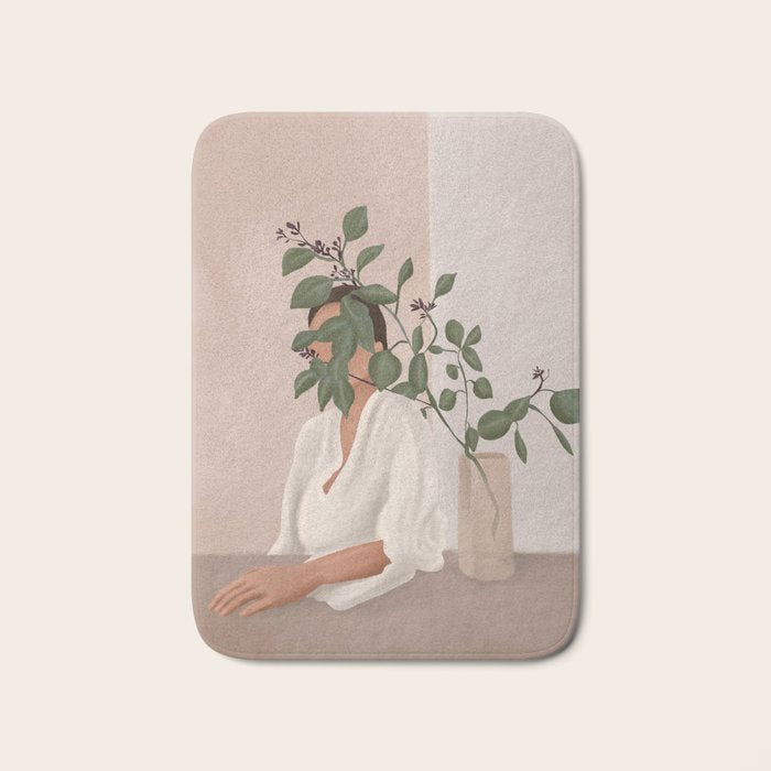 Behind the Leaves Bath Mat Gallery Image 1