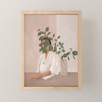 Behind the Leaves Mini Art Print Gallery Image 1