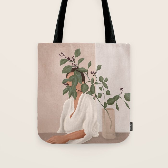Behind the Leaves Tote Bag Gallery Image 1