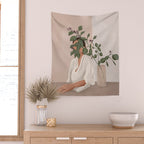Behind the Leaves Wall Tapestry Gallery Image 2