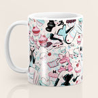 Cupcake Dolls Pattern Coffee Mug Gallery Image 3