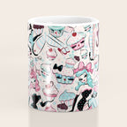 Cupcake Dolls Pattern Coffee Mug Gallery Image 4