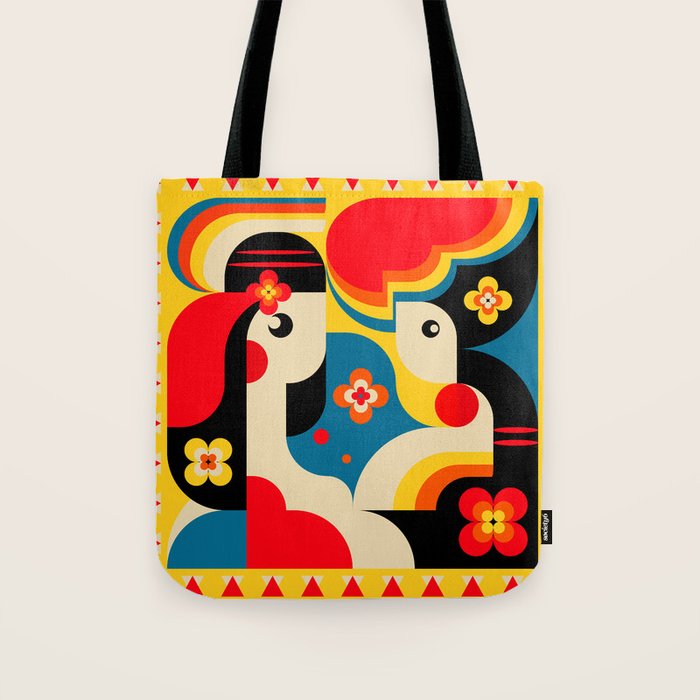 Happy Sun kissed Girls Tote Bag Gallery Image 1