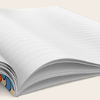 Retro Garden Flowers Groovy 60s 70s Floral Pattern Mustard Green Orange Blue Notebook Gallery Image 2