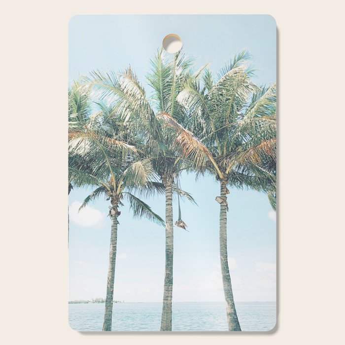 Tropical Palm Trees Cutting Board Gallery Image 1