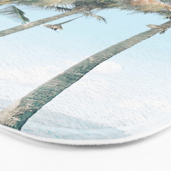 Tropical Palm Trees Bath Mat Gallery Image 3