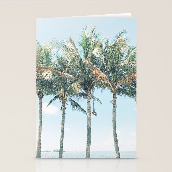 Tropical Palm Trees Stationery Card Gallery Image 1