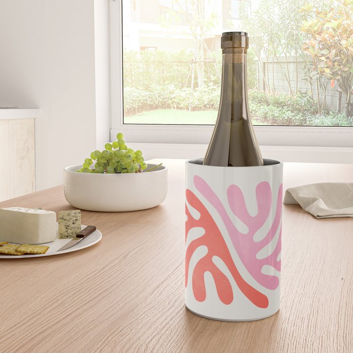 Star Leaves: Matisse Color Series | Mid-Century Edition Wine Chiller Gallery Image 4