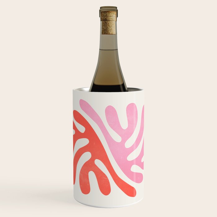 Star Leaves: Matisse Color Series | Mid-Century Edition Wine Chiller Gallery Image 1