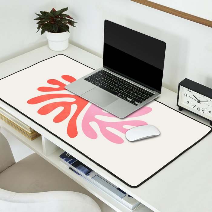 Star Leaves: Matisse Color Series | Mid-Century Edition Desk Mat Gallery Image 2