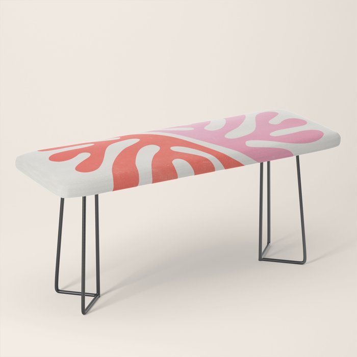 Star Leaves: Matisse Color Series | Mid-Century Edition Bench Gallery Image 1