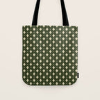 Vintage Stars XI Forest Green Tote Bag Gallery Image 1