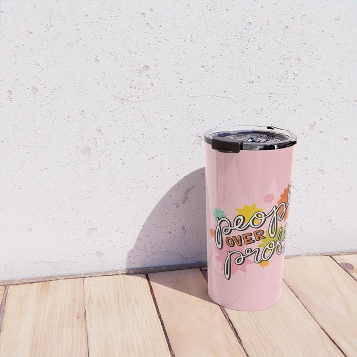 People Over Profit Travel Mug Gallery Image 4