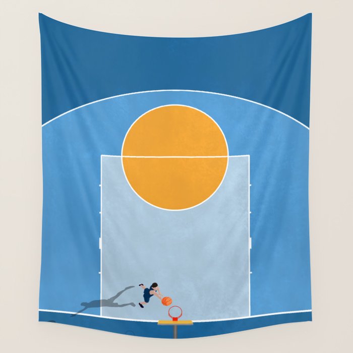 Shoot Hoops  Wall Tapestry Gallery Image 1