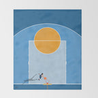 Shoot Hoops  Throw Blanket Gallery Image 2
