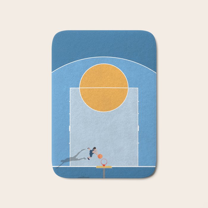 Shoot Hoops  Bath Mat Gallery Image 1