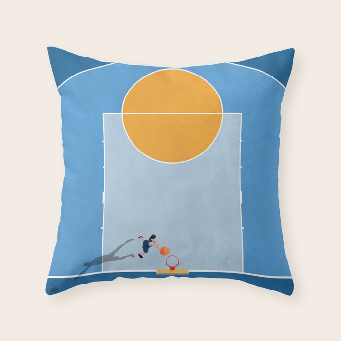 Shoot Hoops  Throw Pillow Gallery Image 6