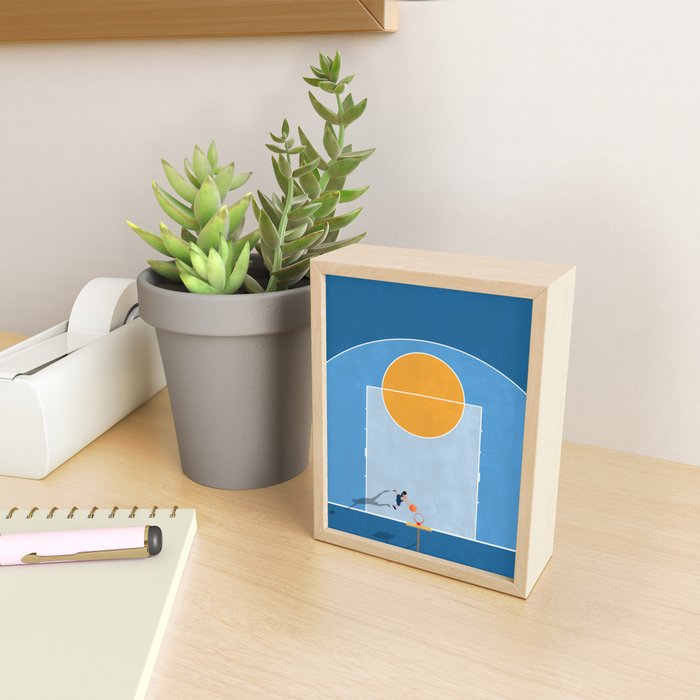 Shoot Hoops  Mini Art Print Gallery Image 2