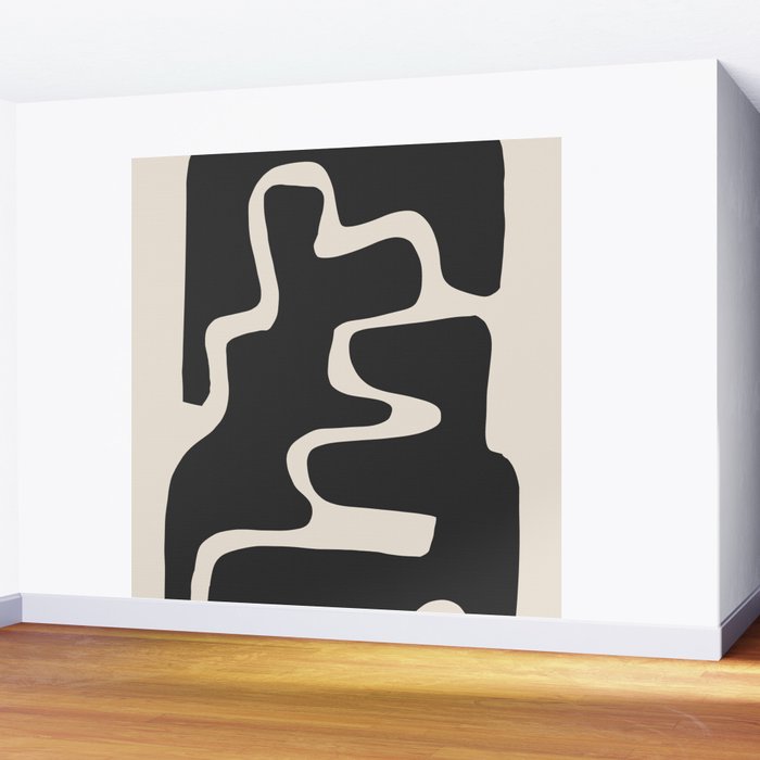 Modern Abstract Shapes 17 Wall Mural Gallery Image 2