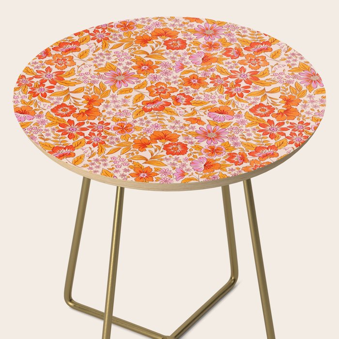 Posey - orange and pink Side Table Gallery Image 2