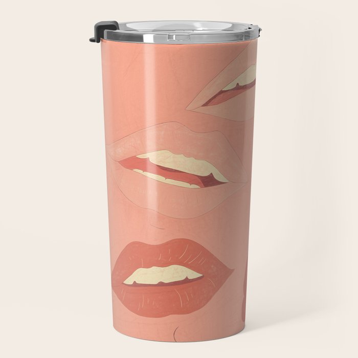 Playful Lips 2 Travel Mug Gallery Image 3