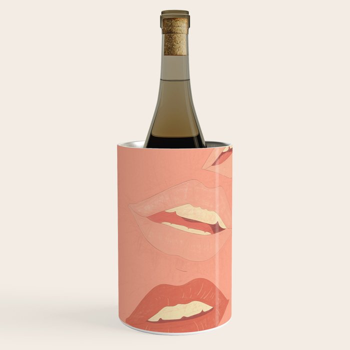 Playful Lips 2 Wine Chiller Gallery Image 2