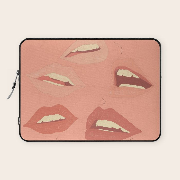 Playful Lips 2 Laptop Sleeve Gallery Image 1