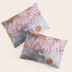 Monarch Butterfly and Wildflowers Pillow Sham Gallery Image 3