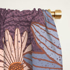 Monarch Butterfly and Wildflowers Window Curtain Gallery Image 2