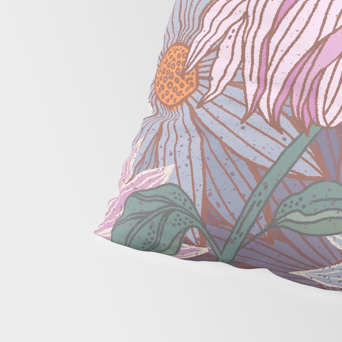 Monarch Butterfly and Wildflowers Pillow Sham Gallery Image 4