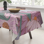 Monarch Butterfly and Wildflowers Tablecloth Gallery Image 3