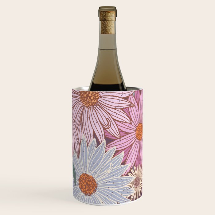Monarch Butterfly and Wildflowers Wine Chiller Gallery Image 3