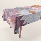 Monarch Butterfly and Wildflowers Tablecloth Gallery Image 1