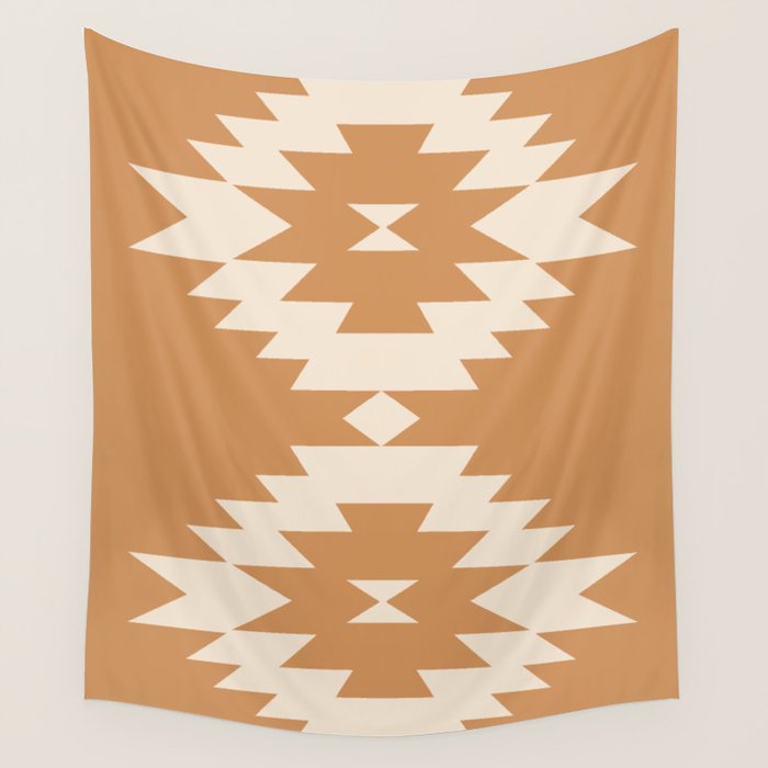 Southwestern Minimalism - Desert Orange Wall Tapestry Gallery Image 4