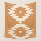 Southwestern Minimalism - Desert Orange Wall Tapestry Gallery Image 4