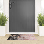 Pink And Grey Gradient Cubes Welcome Mat Gallery Image 3