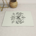 Mystical Luna Moth Rug Gallery Image 1