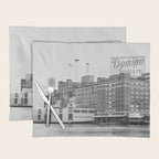 Domino Sugars Black and White Baltimore Print Placemat Gallery Image 1
