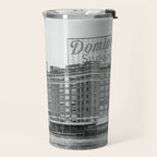 Domino Sugars Black and White Baltimore Print Travel Mug Gallery Image 2