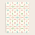 Mid Century Modern Atomic Stars Soft Pastel Retro Starburst Pattern Notebook Gallery Image 4