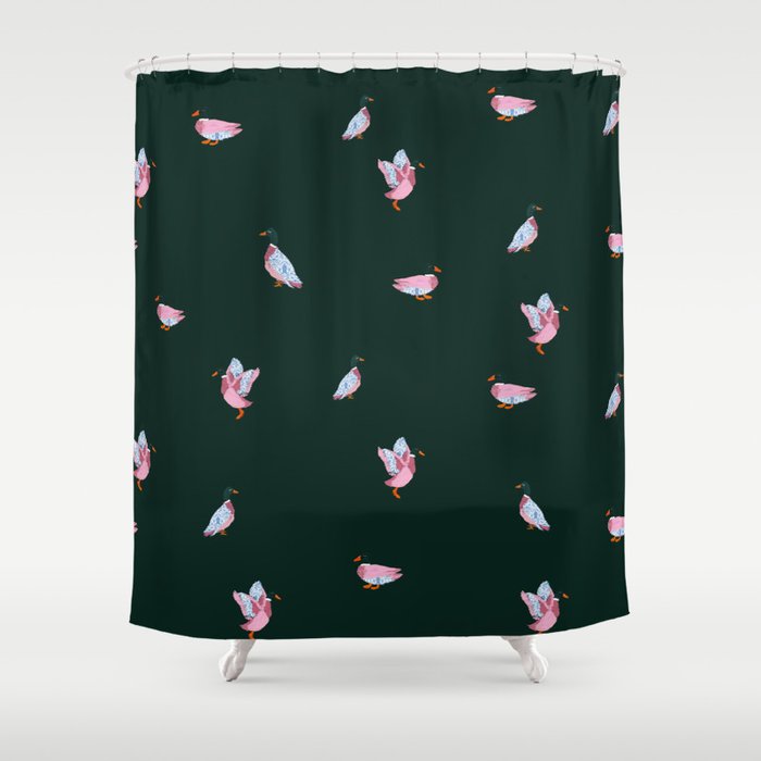 Preppy Duck I Shower Curtain Gallery Image 1