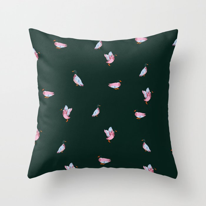 Preppy Duck I Throw Pillow Gallery Image 6