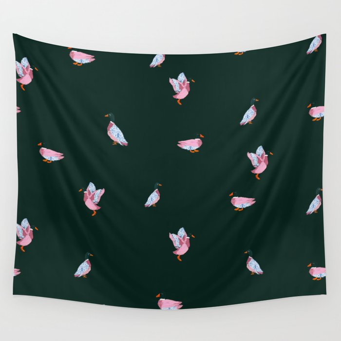 Preppy Duck I Wall Tapestry Gallery Image 4