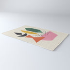 Yellow And Green Shards Rug Gallery Image 3