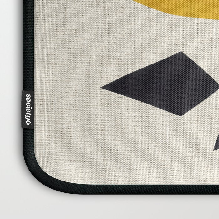 Yellow And Green Shards Laptop Sleeve Gallery Image 3