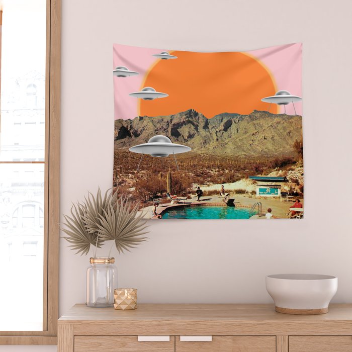 They've arrived! (Square) Wall Tapestry Gallery Image 2