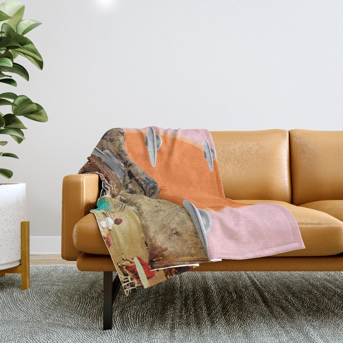 They've arrived! (Square) Throw Blanket Gallery Image 1