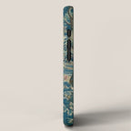 Antique 18th Century Flemish Verdure Green Bird Garden Landscape Tapestry iPhone Case Gallery Image 2