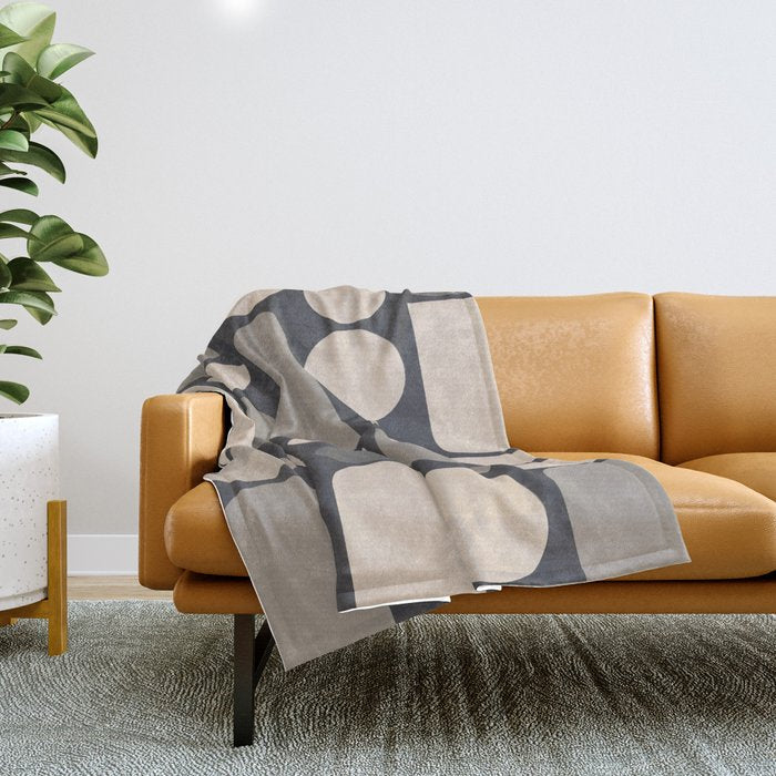 Abstract Geometric Shapes 73 Throw Blanket Gallery Image 1