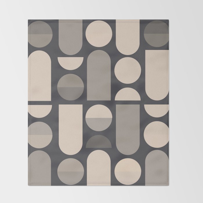 Abstract Geometric Shapes 73 Throw Blanket Gallery Image 2